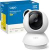 Tapo C200 Telecamera Wi-Fi Interno FHD, Videocamera sorveglianza, Visione Notturna, 360° Visuale, Audio Bidirezionale, Rilevamento di movimento e notifiche, Allarme acustico e luminoso integrato