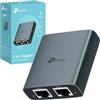 TP-Link EH210 Sdoppiatore Ethernet Gigabit, Velocità Gigabit 1000 Mbps da 1 a 2, Compatibile con Cavi Ethernet di Cat 8/7/6/5e/5, Involucro in Leghe di Alluminio, Plug&Play