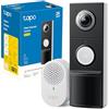 Tapo D235 Videocitofono 2K 5MP, Visione Notturna a Colori, Campo Visivo 180°, Rilevamento Intelligente, Audio Bidirezionale, Comunicazione Diretta da APP, Alta Durata della Batteria, Antifurto