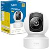 Tapo C232 3K 5MP Telecamera Wi-Fi Interno, Porta Ethernet, Visione Notturna Avanzata, Notifiche AI Persone/Animali Domestici/Veicoli/Bimbi, Allarme acustico e luminoso, Compatibile con Google e Alexa