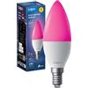 Tapo L430C Lampadina Alexa E14 Multicolore e Dimmerabile a Doppio Strato, 2500-6500K, Sync-to-Music,Illuminazione Automatica del Bioritmo, Programazione & Timer,Compatibile con Alexa e Google