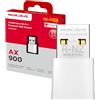 Mercusys TP-Link MA60XNB AX900 WiFi 6 WiFi USB, Bluetooth 5.3, Chiavetta WiFi per PC Fisso, Dual Band 5GHz 600Mbps + 2.4 GHz 287 Mbps, Supporta Windows 11/10, Design Nano, MU-MIMO, OFDMA, WPA3