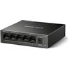 TP-Link Mercusys MS105GS Switch Ethernet 5 Porte Gigabit, Sdoppiatore Ethernet, Switch Gigabit per la Casa e l'Ufficio, Plug e Play, Montaggio Desktop, Cassa in Metallo, Durevole e Silenzioso