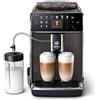 PHILIPS Saeco GranAroma Macchina da Caffè Automatica - 14 Bevande Programmabili, LattePerfetto, Macinacaffè in Ceramica, Aroma Extract, 4 Profili Utente, Display Touch a Colori, Grigio (SM6580/10)