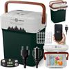 peme Frigo Portatile Elettrico 12V 220V Frigorifero per Auto Camper 25,7L