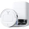 ECOVACS DEEBOT T80 OMNI Robot Aspirapolvere Lavapavimenti, 18.000 Pa, Spazzola OZMO ROLLER, ZeroTangle 3.0, Lavaggio Mocio con Acqua Calda a 40-75 °C, Asciugatura ad Aria Calda, Bianco