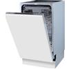 HISENSE HV523E10 LAVASTOVIGLIE INCASSO SNELLA 45 CM 10 COPERTI 47 dB 3 CESTELLI 5 PROGRAMMI