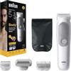 BRAUN BG5550 RASOIO CORPO GROOMING RICARICABILE DA 1 A 11 MM - Rifinitore e Rasoio Corpo per Uomo
