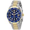 Invicta Pro Diver - Orologio da Donna in Acciaio Inossidabile con Movimento al Quarzo - 38 mm, Bicolore/Blu