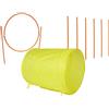 Outward Hound Kyjen 42003 Zip & Zoom Outdoor Agility Kit 3 Obstacle Dog Agility Kit with Dog Tunnel Weave Pole High Jump, Large, Multicolor