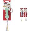 Camon Osso per Cuccioli in Termoplastica con Treccia in Cotone - Camon - Osso per Cuccioli in Termoplastica con Treccia in Cotone - Lunghezza 25 cm