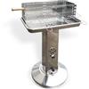 Giardicasa BARBECUE A CARBONE EL GAUCHO ARIZONA INOX CM.L58xP38xH87 ART. 144102