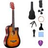 Chitarra Acustica Leggera Chitarra Folk Leggero Strumento per Scuola di Musica