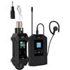 Microfono lavalier wireless UHF con portata operativa 30-80MHz e modulazione dig