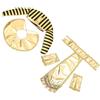 FUNNETOYU Costume Cosplay Egiziano per Halloween Accessori Pharaone Regolabili e Leggeri con Cintura Decorativa Copricapo Serpente Collare e Polsini per Adulti e Ragazzi