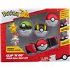 Pokémon Pokemon Clip 'n' Go Poke Ball Belt Set (Ultra Ball, Poke Ball, Nest Ball, Scorbunny, Pikachu, Red Belt) PKW2857