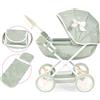 Bayer Design Carrozzina per bambole "Cosy", pieghevole, con borsa
