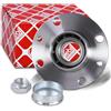 febi bilstein 171142 kit cuscinetto ruota con mozzo ruota, anello a impulsi ABS e dado asse, 1 unità