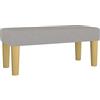 vidaXL Panca Grigio Chiaro 70x30x30 cm in Tessuto