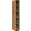 vidaXL Kledingkast 30x50x200 cm bewerkt hout artisanaal eikenkleur