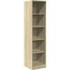 vidaXL Armadio Rovere Sonoma 50x50x200 cm in Legno Tecnico, Mobile portaoggetti, Guardaroba, Mobile per Camera da Letto, armadietto portaoggetti