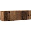 vidaXL Tv-wandmeubel 100x30x30 cm bewerkt hout oud houtkleurig