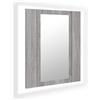 vidaXL Mobile da Bagno Grigio Sonoma 40x12x45cm in Legno Multistrato