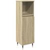 vidaXL Armadietto da Bagno Rovere Sonoma 30x30x100cm Legno Multistrato