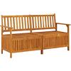 vidaXL Cassapanca 148 cm in Legno Massello di Acacia