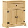 vidaXL Mobile da Bagno Corona 70x33x80 cm in Legno Massello di Pino