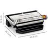 Moulinex Optigrill+ XL GI722D 9 programmi con sensore cottura