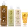SBC Kit con Propoli: shampoo, balsamo, balsamo corpo, gel