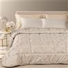Caleffi Trapunta In Raso Jacquard Flory Matrimoniale Dreaming Non Specificato Naturale Caleffi