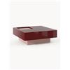 Westwing Collection Tavolino da salotto con spazio di archiviazione Alessa, larg. 90 cm -