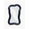 Westwing Collection Specchio da parete con cornice ondulata Cosimo -