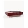 Westwing Collection Tavolino da salotto con spazio di archiviazione Alessa, larg. 120 cm -