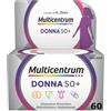 Multicentrum Donna 50+ Integratore Multivitaminico Completo, 60 Compresse