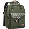 Lekebaby Zaino Mamma Multifunzione - Impermeabile Zaino Fasciatoio Neonato Grande Capacità e Spazioso con Fasciatoio Portatile e Ganci Passeggino, Tasche Isolanti, Ideale per Viaggio, Mamma e Papà