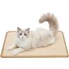 Gimars Tappetino Tiragraffi in Sisal Naturale, 50x30cm Protezione Divano e Mobili, Tappeto Graffiatoio Antiscivolo per Parete e Pavimento, Beige