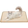Gimars Tappetino Tiragraffi in Sisal Naturale, 60x40cm Protezione Divano e Mobili, Tappeto Graffiatoio Antiscivolo per Parete e Pavimento, Beige