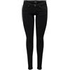 ONLY Onlcoral Vita Molto Bassa Skinny Fit Jeans | Skinny Fit, Casual, Temperatura massima di 40°C ciclo molto delicato