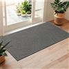 LEKEEPGO Zerbino Ingresso Interno 60 x 120 cm, Tappeto Ingresso Interno Antiscivolo, Assorbente Tappetino Entrata Lavabile per Casa Porta, Corridoio, Grigio