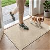 LEKEEPGO Zerbino Ingresso Interno 43 x 75 cm, Tappeto Ingresso Interno Antiscivolo, Assorbente Tappetino Entrata Lavabile per Casa Porta, Corridoio, Kaki