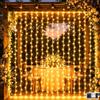 yowin 2 Pezzi Tenda Luminosa 300 LED 3x3m Luci a Cascata con Spina e Timer