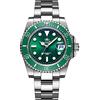 ADDIESDIVE Orologio D'immersione Automatico da Uomo, 200 m, Orologio Subacqueo NH35A, Cinturino in Acciaio inox, Verde
