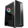 nJoy Anil, Midi Tower, PC, Nero, ATX, Micro ATX, Acrilico, ABS (acrilonitrile-butadiene-stirene), Gaming