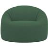 Bananair Pouf sfoderabile in velluto a coste BANANAIR 100 cm verde
