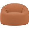 Bananair Pouf sfoderabile in velluto a coste BANANAIR 100 cm terracotta