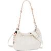 Desigual borsa a tracolla Half Logo Waver Shoulder Bag Beige Crude avorio