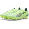 Puma Ultra 5 Match Fg/AG, Soccer Shoe Unisex - Adulto, Fizzy Apple Puma White Bluemazing, 43 EU